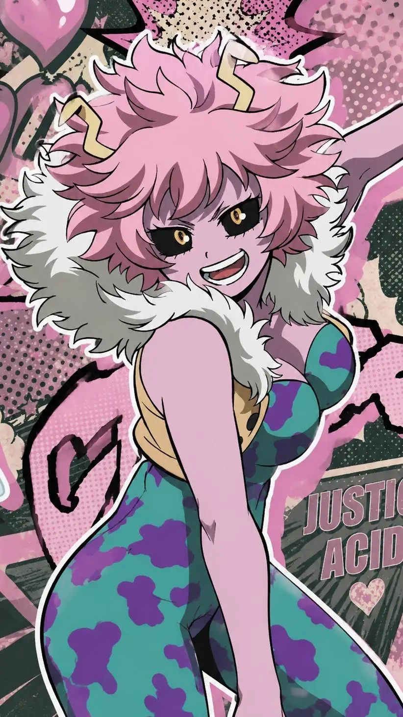 ai character: 💗Mina Ashido❇️ background