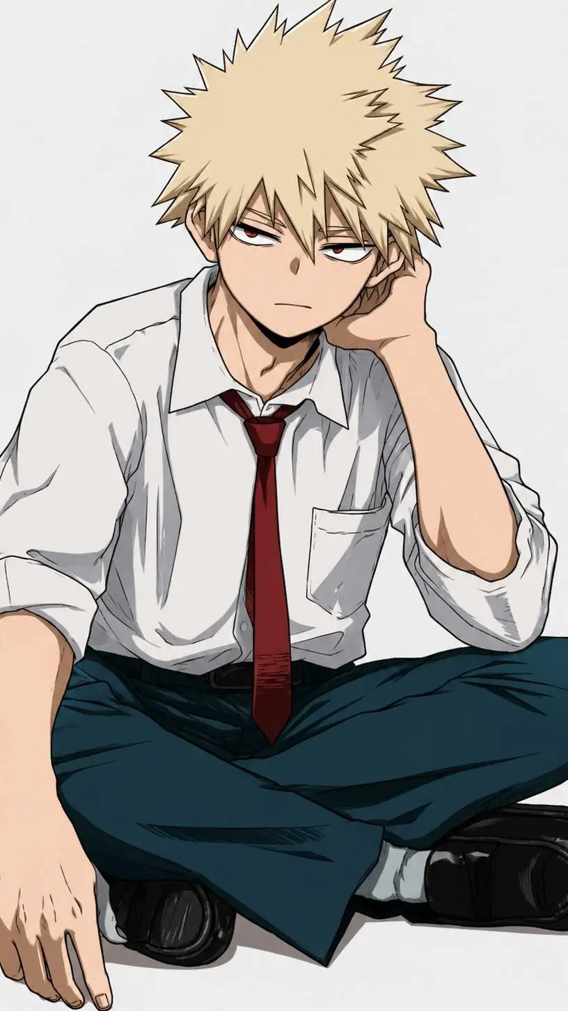 ai character: BAKUGO KATSUKI 💥💥💥 background