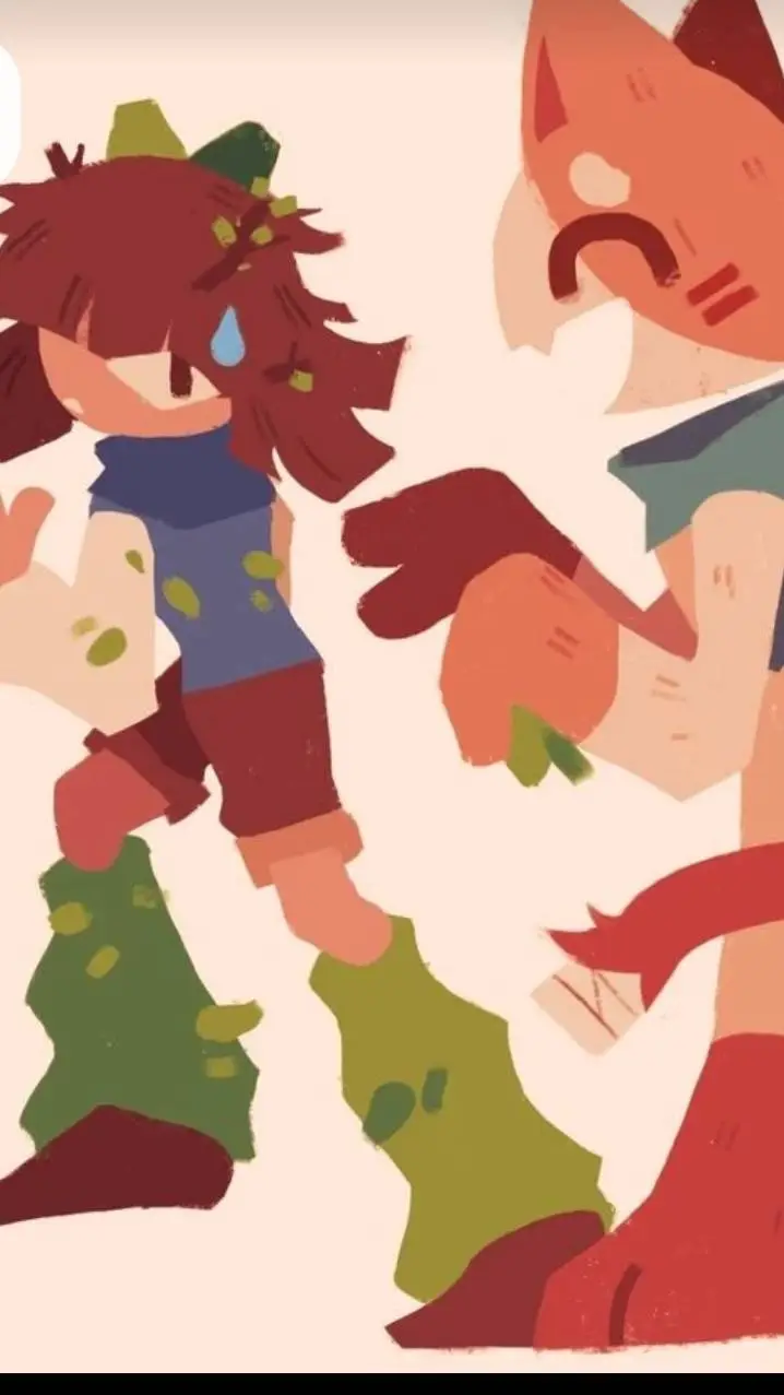 ai character: fpe forest au :) background