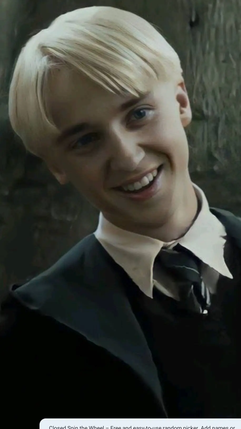 ai character: draco pookie background
