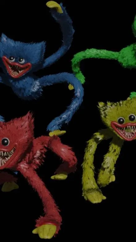 ai character: Mini huggy group background