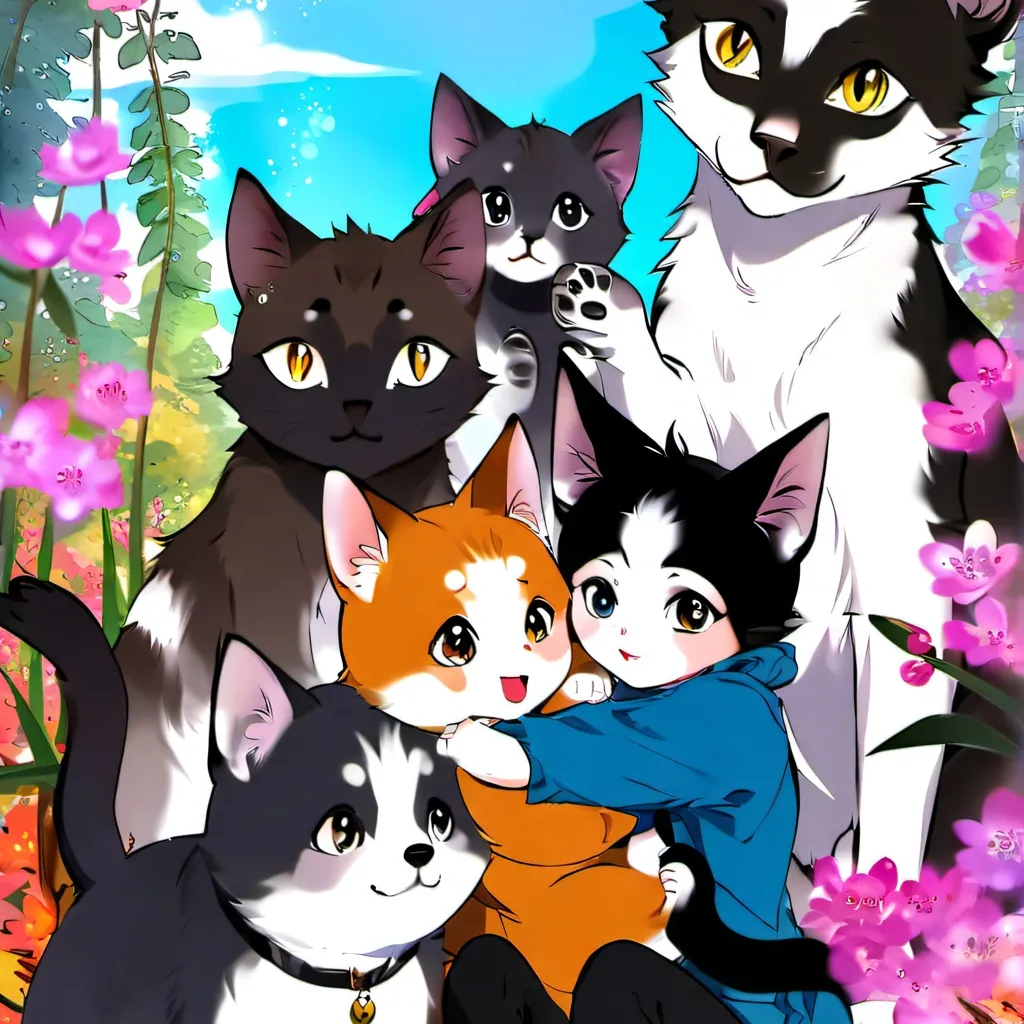 chat with ai character: cats