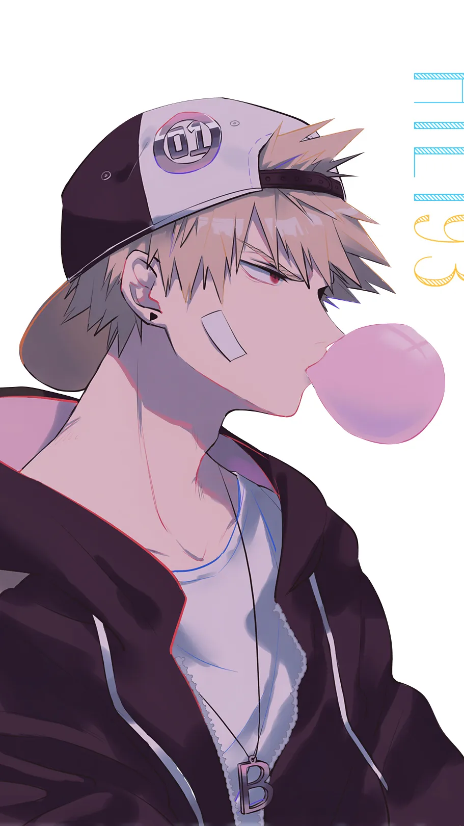 ai character: Katsuki Bakugou background