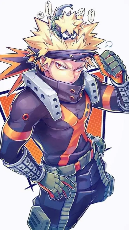 ai character: Katsuki Bakugo  background