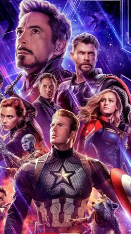 ai character: Avengers slideshow background