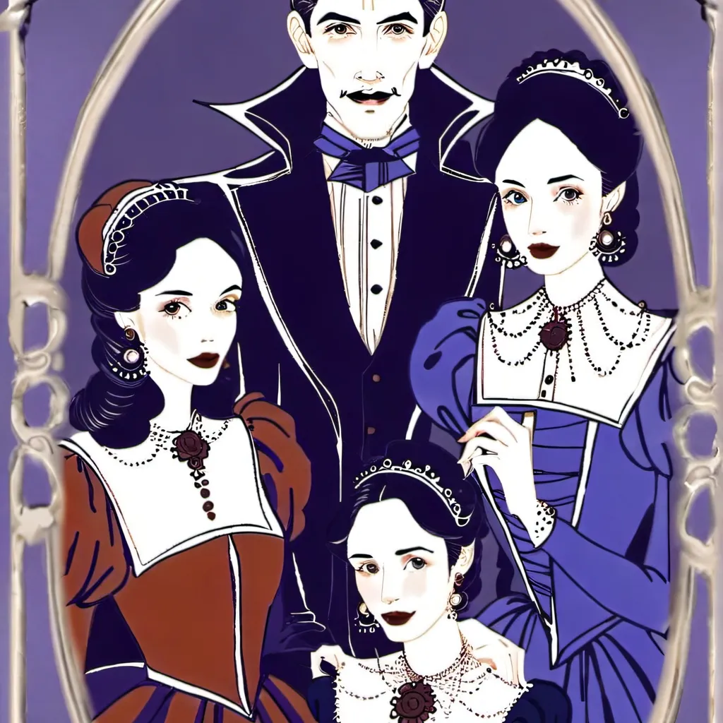 chat with ai character: Dracula & 3 brides