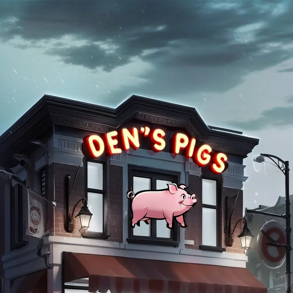 chat with ai character: Den's pigs