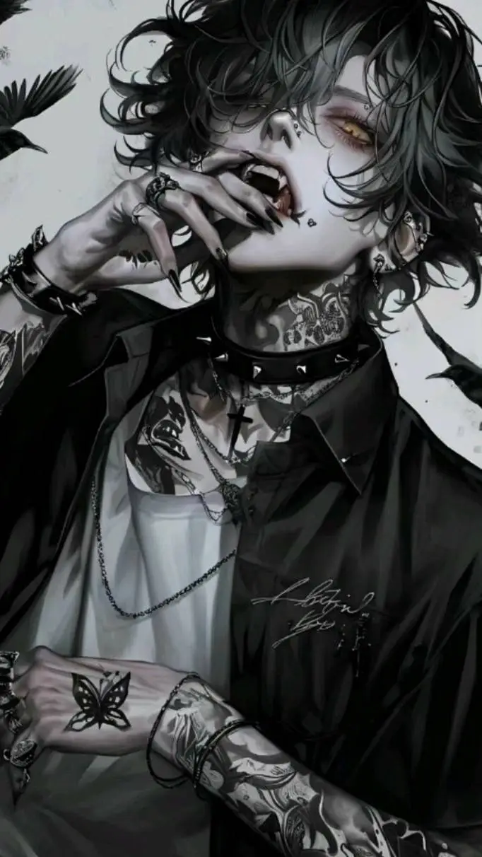 ai character: Preto background