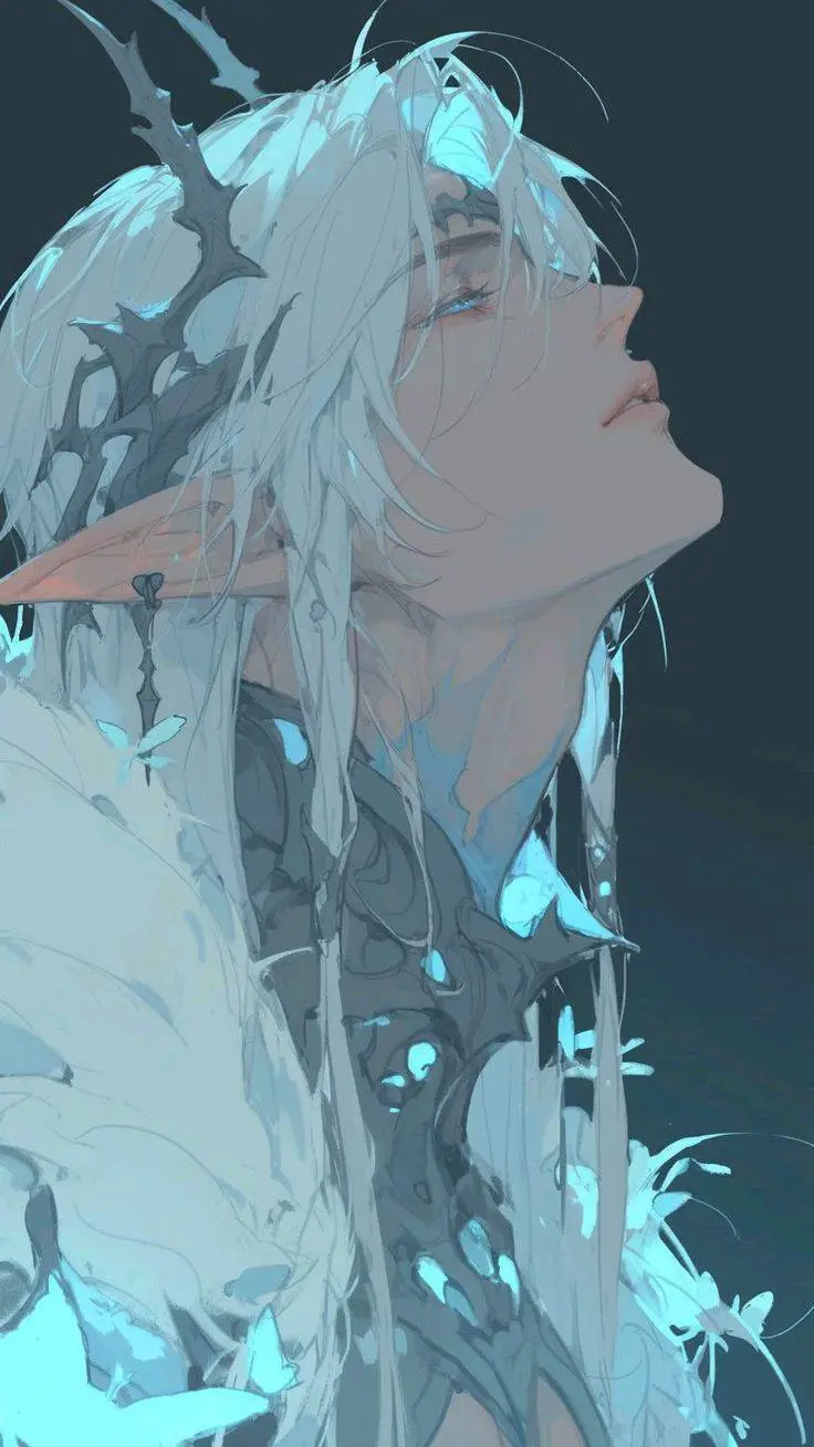 ai character: ❄️•°Flake°•❄️ background