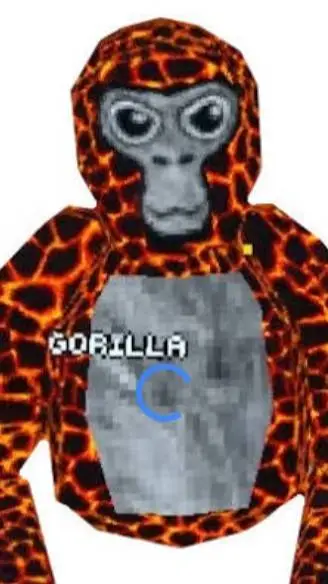 ai character: lava monkey background