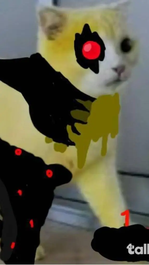 ai character: cat doe background