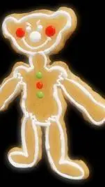 ai character: Gingerbread background