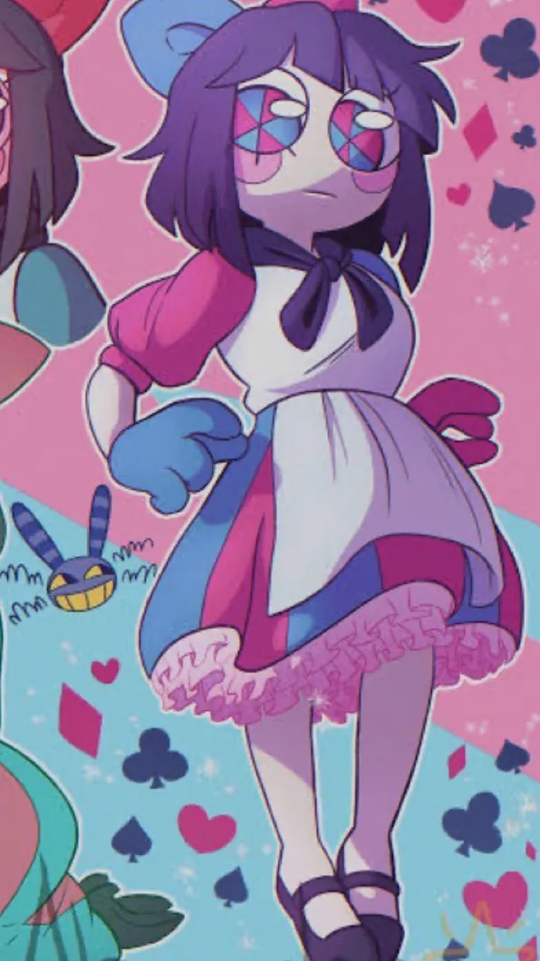 ai character: Giantess Pomni background