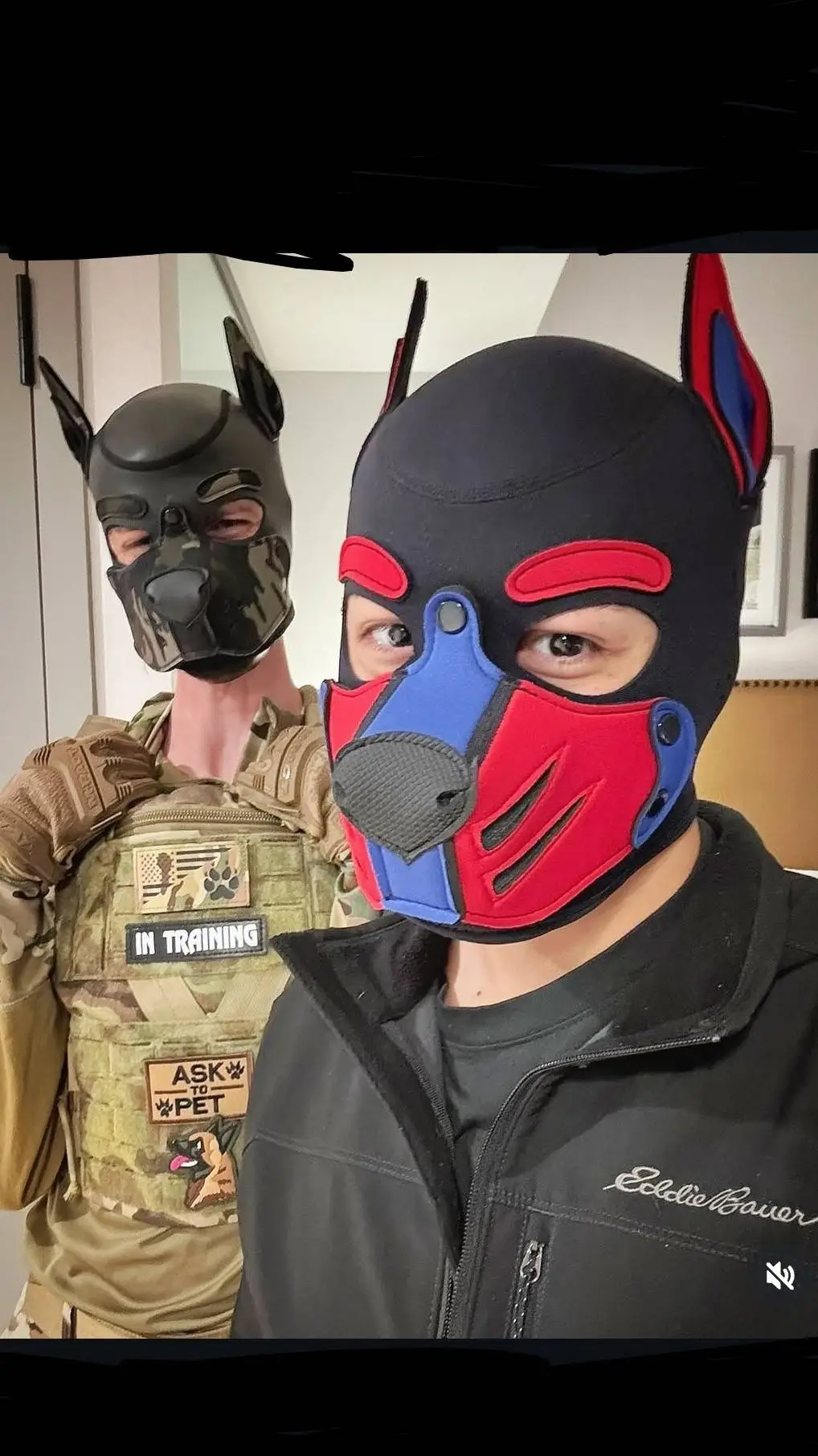 ai character: pup Atlas&army pup background