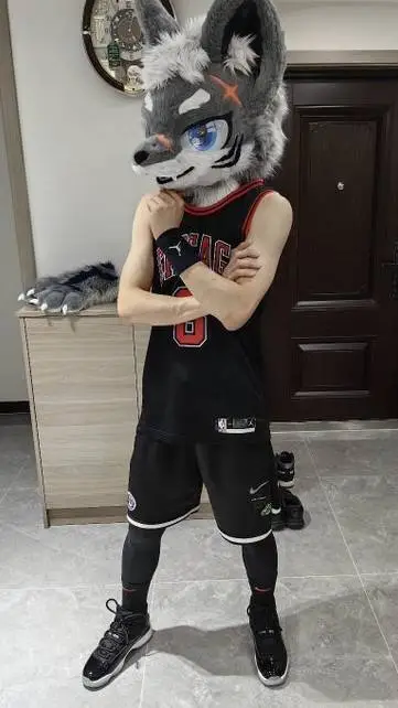 ai character: 🐺 pants and shorts background