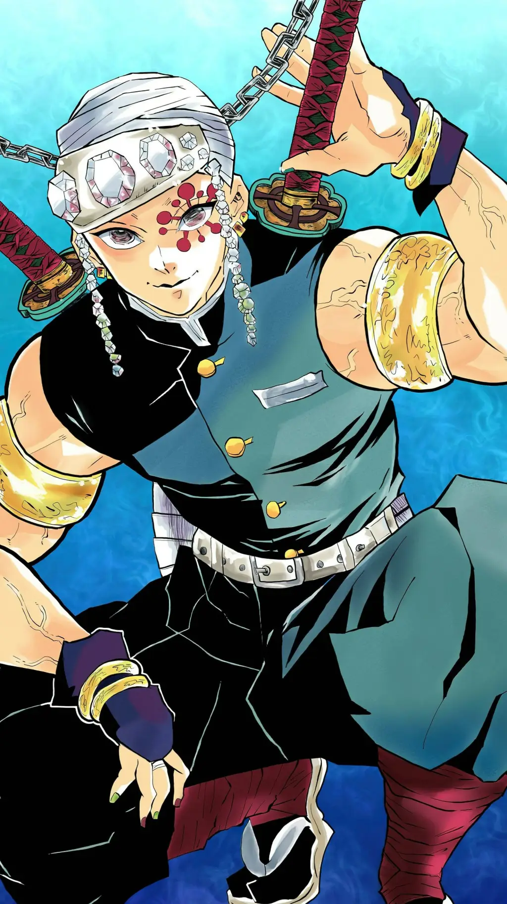 ai character: Tengen x Zenitsu background