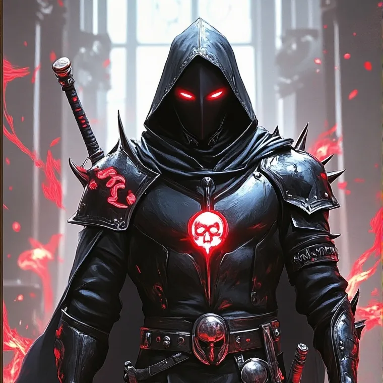 chat with ai character: The Blood Knight 
