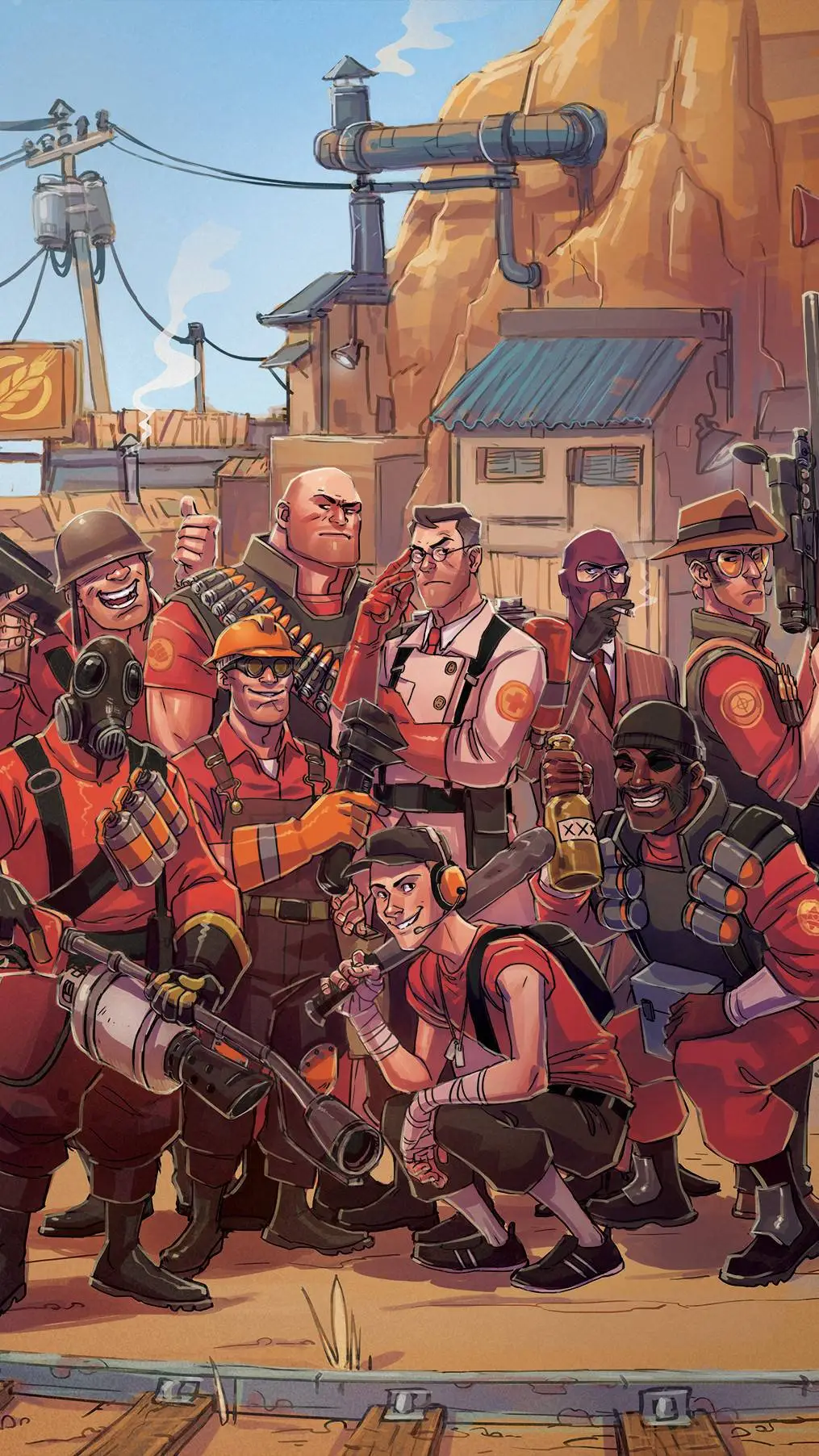 ai character: TF2 background