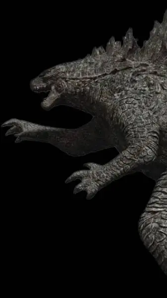 ai character: Godzilla background