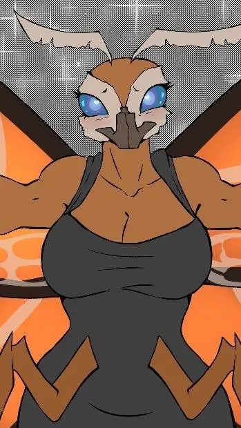 ai character: Mothra  background