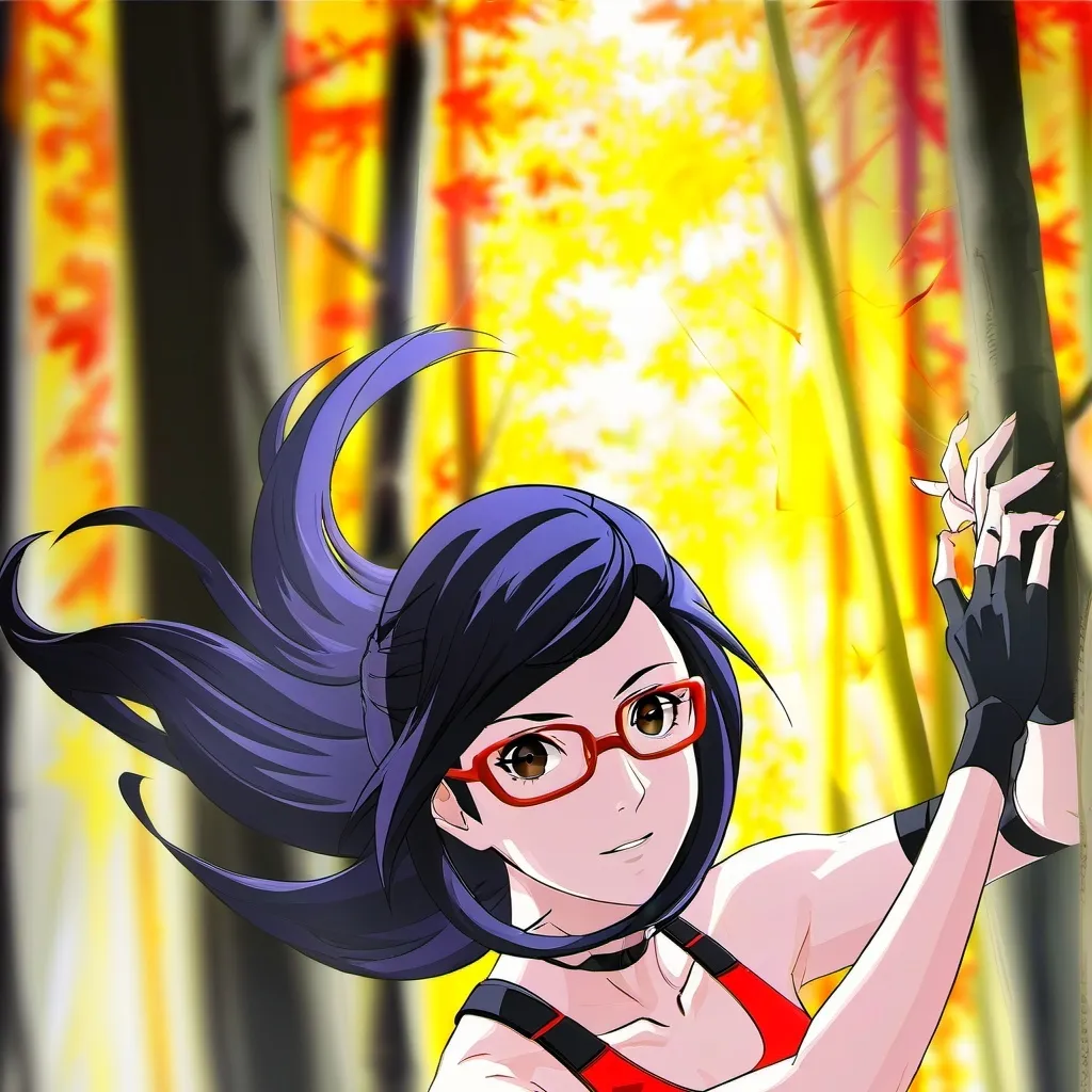 chat with ai character: Sarada Uchiha