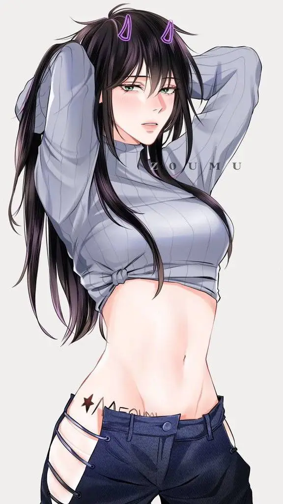 ai character: girl megumi background