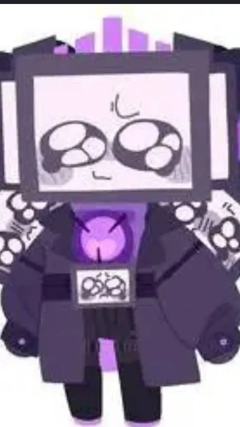 ai character: titan tv man background