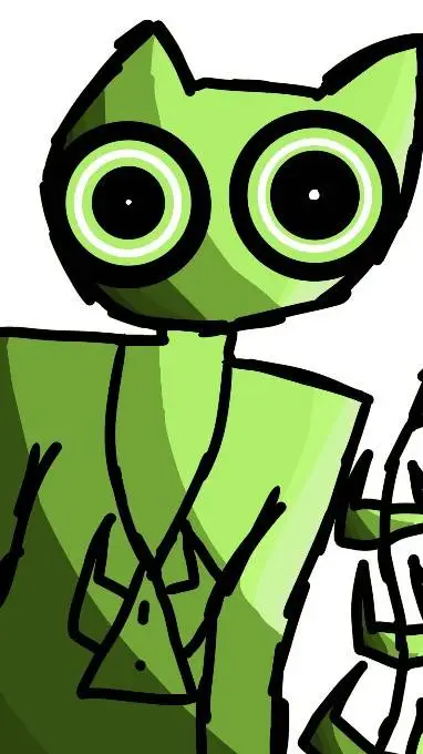ai character: Nuclear cat background