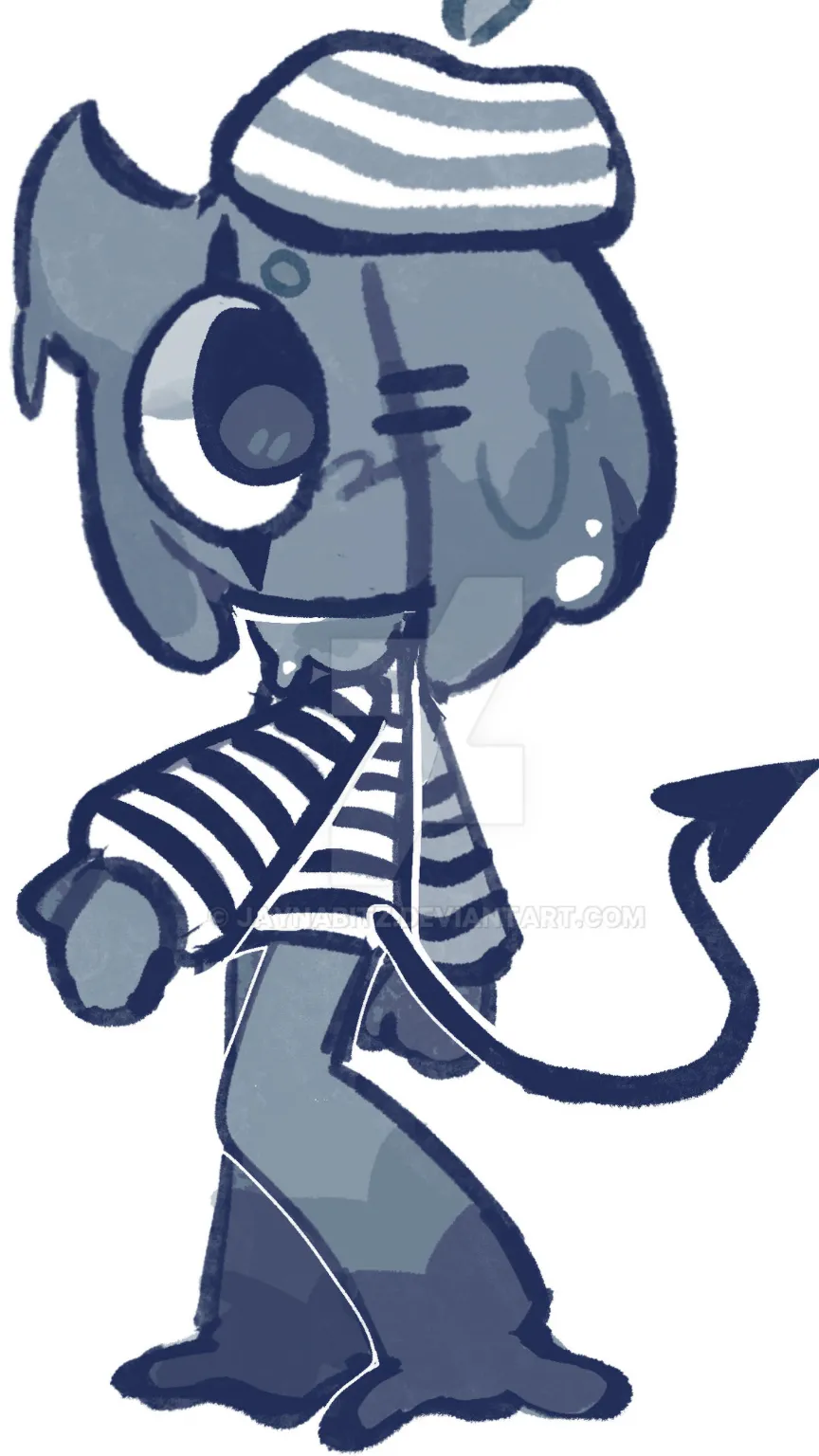 ai character: Blot🖤⚫️ background