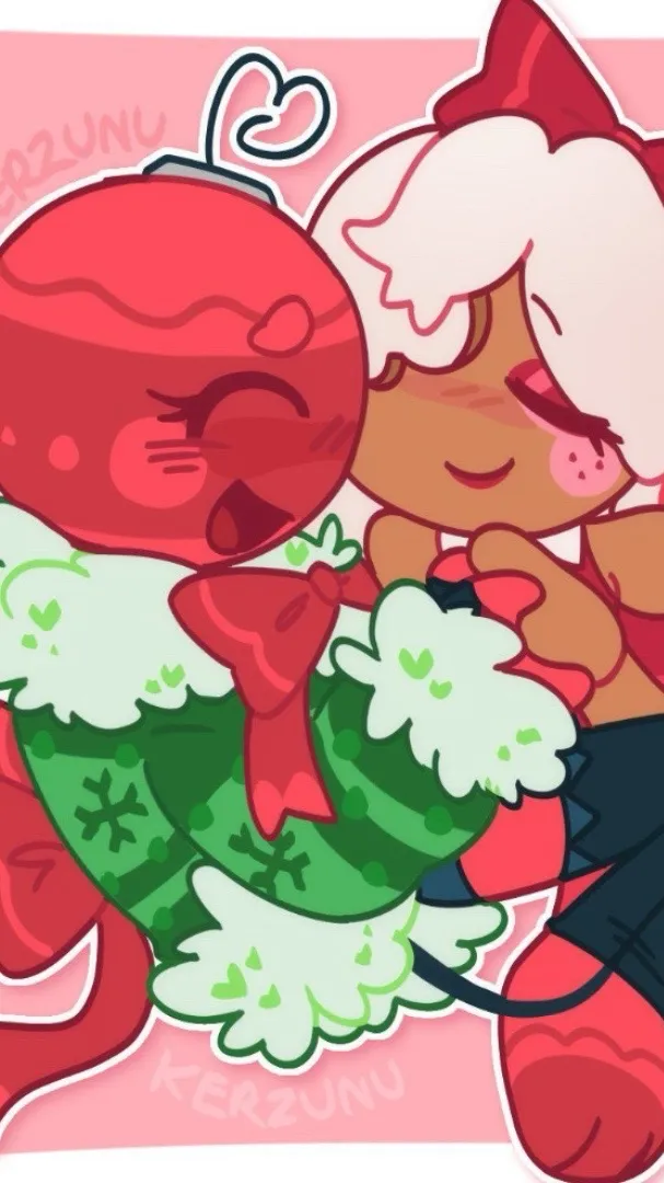 ai character: Ornament cookie🍪 background