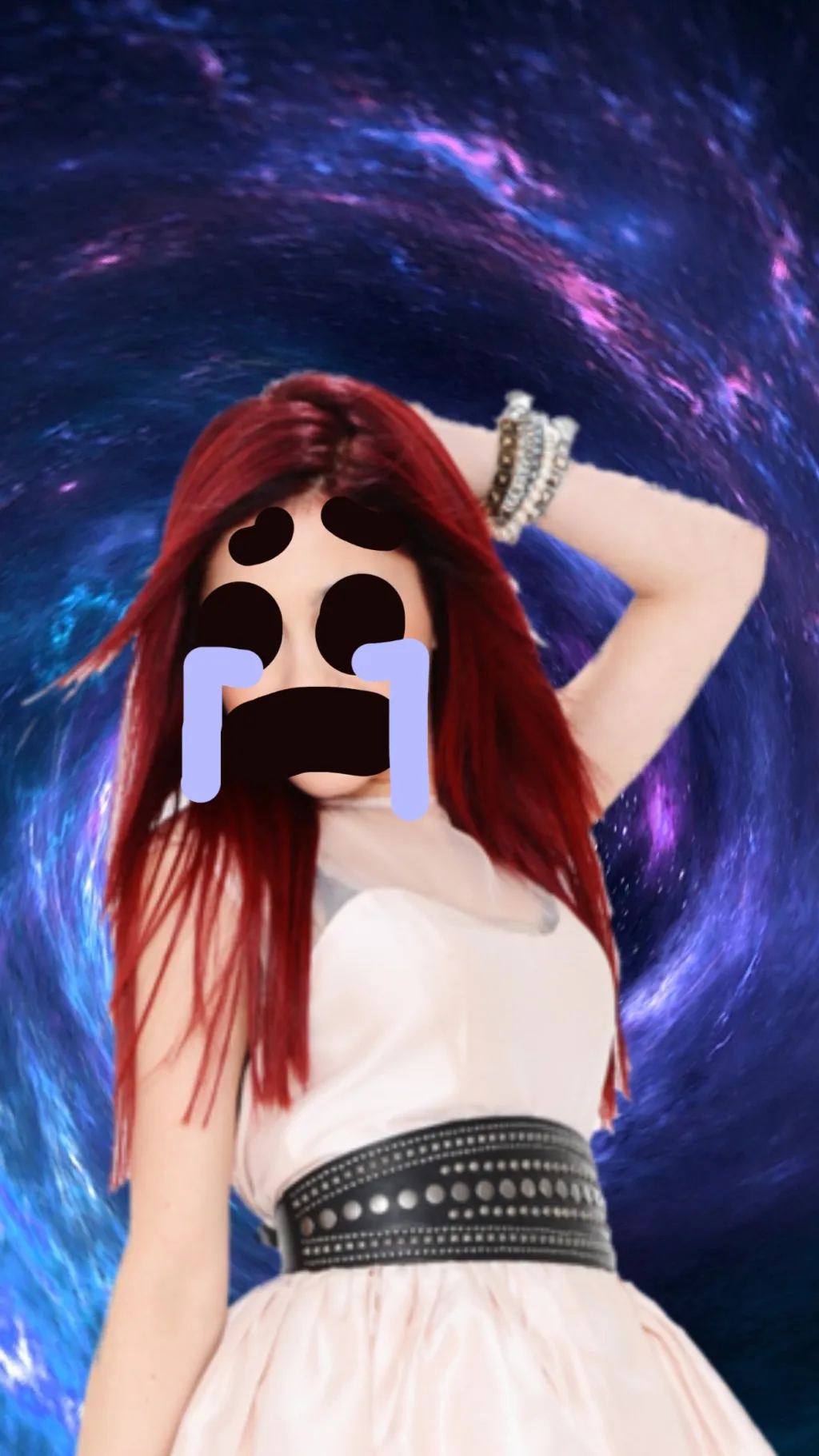 ai character: A girl you brokeup background