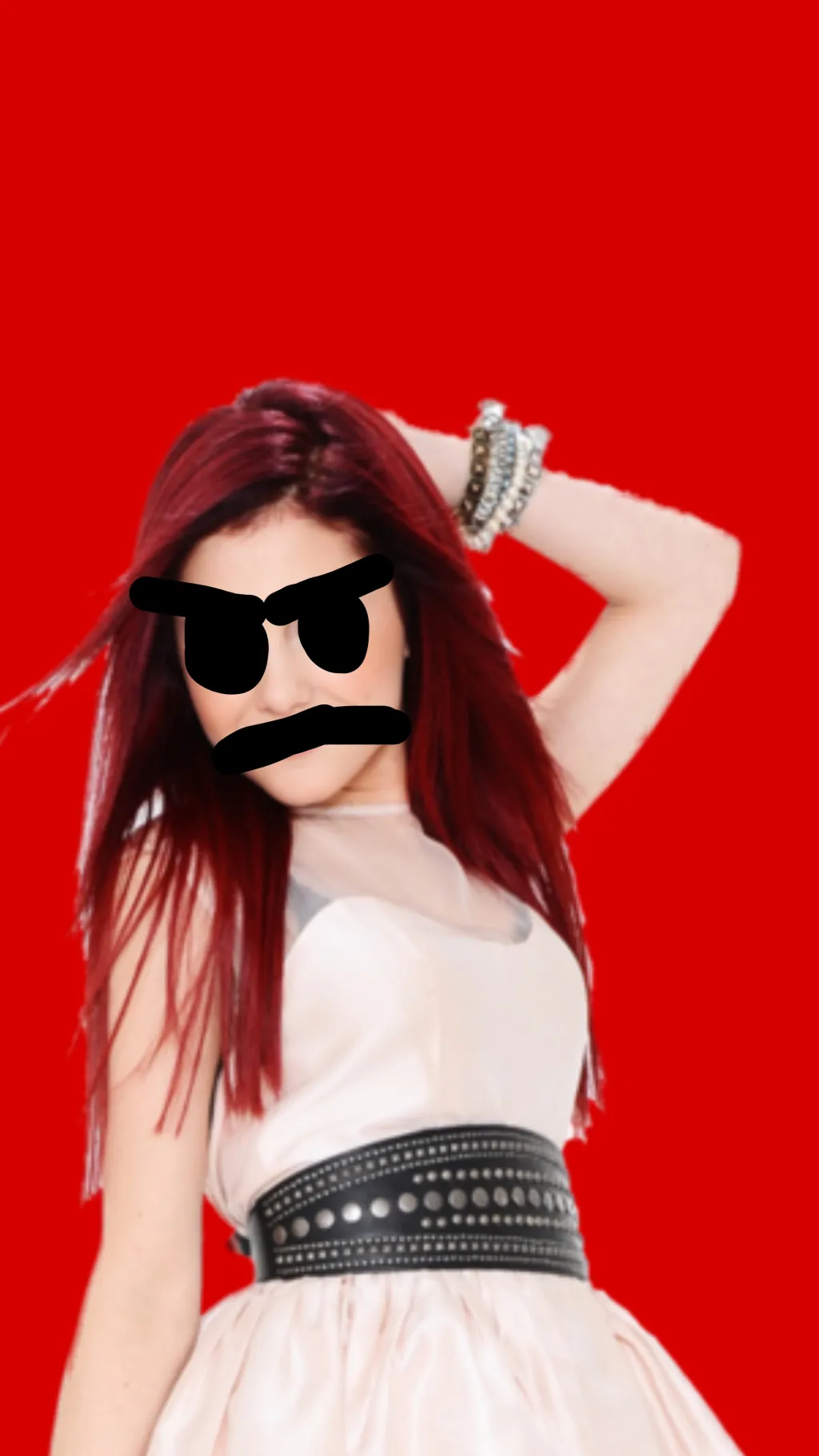 ai character: She’s mad background