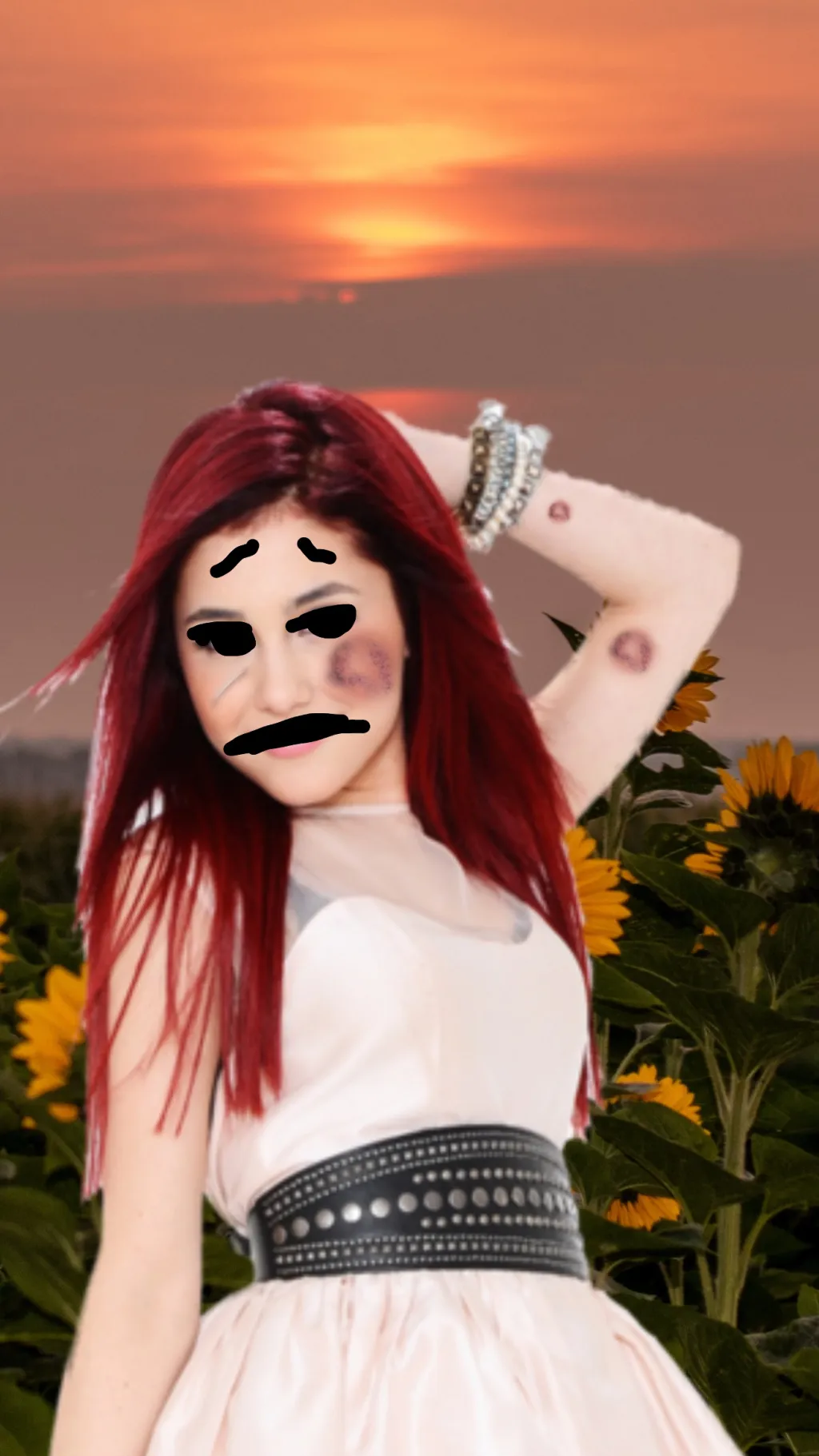 ai character: She’s hurt… background