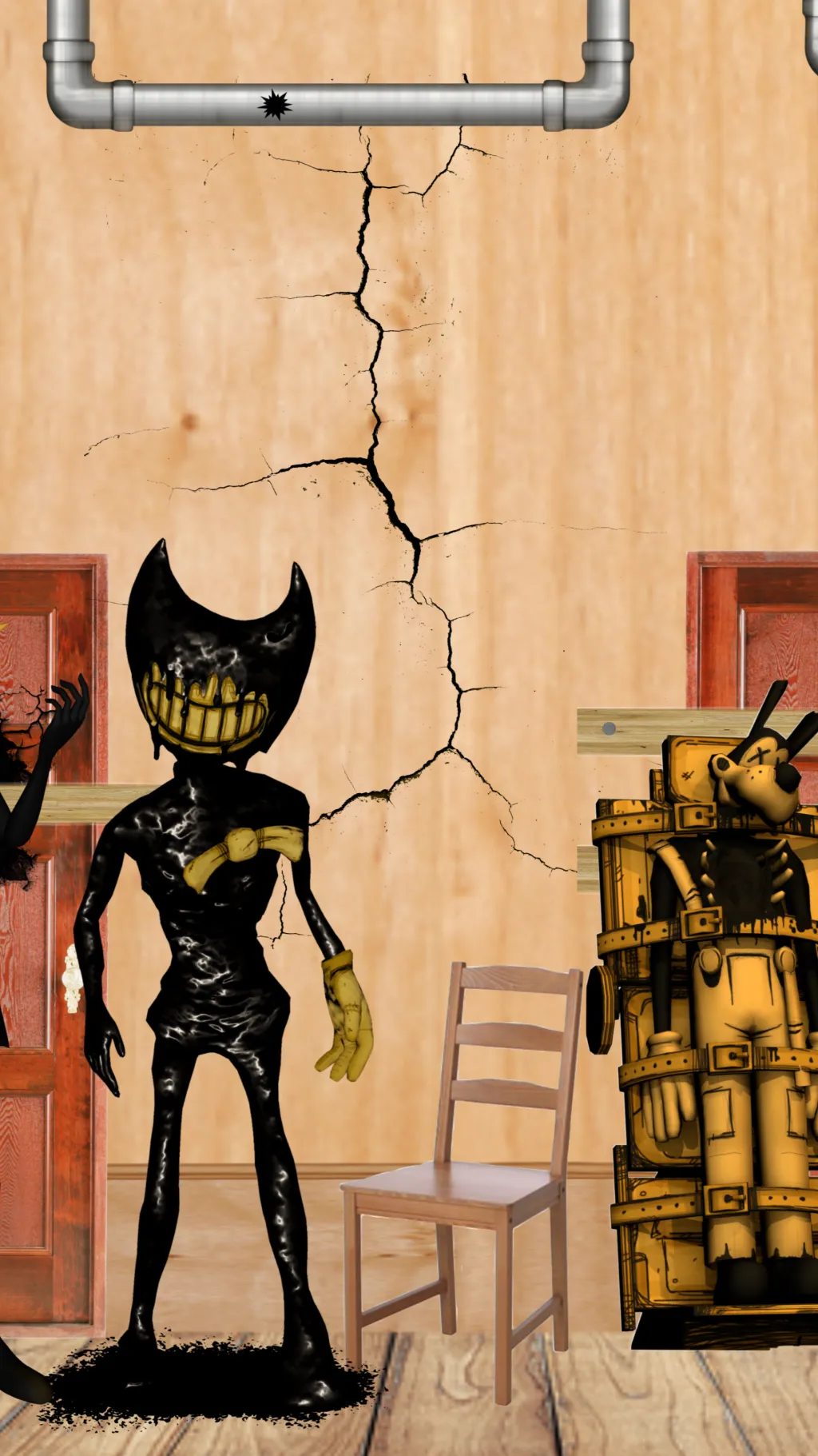 ai character: The studio background