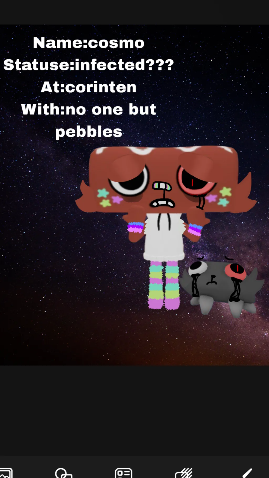 ai character: Cosmo background