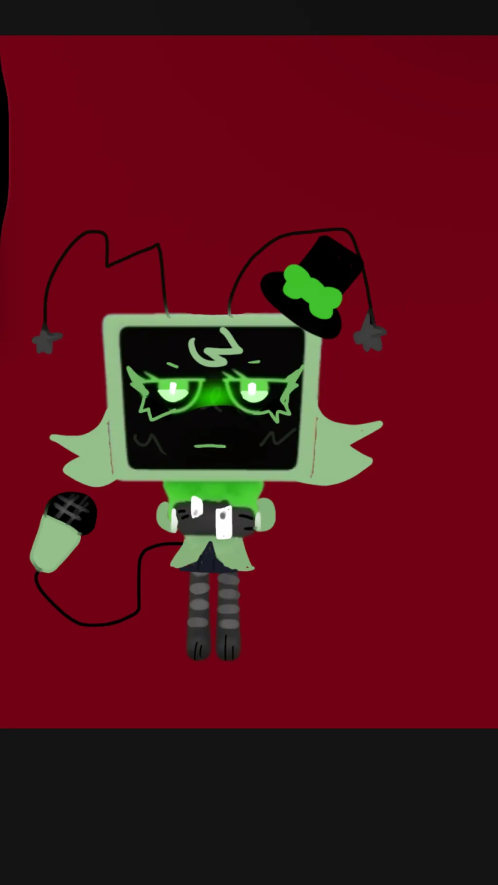 ai character: Vee background