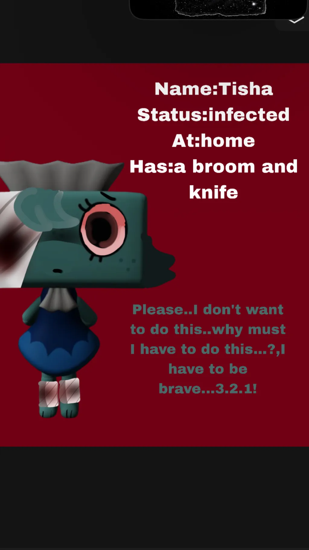 ai character: Tisha background