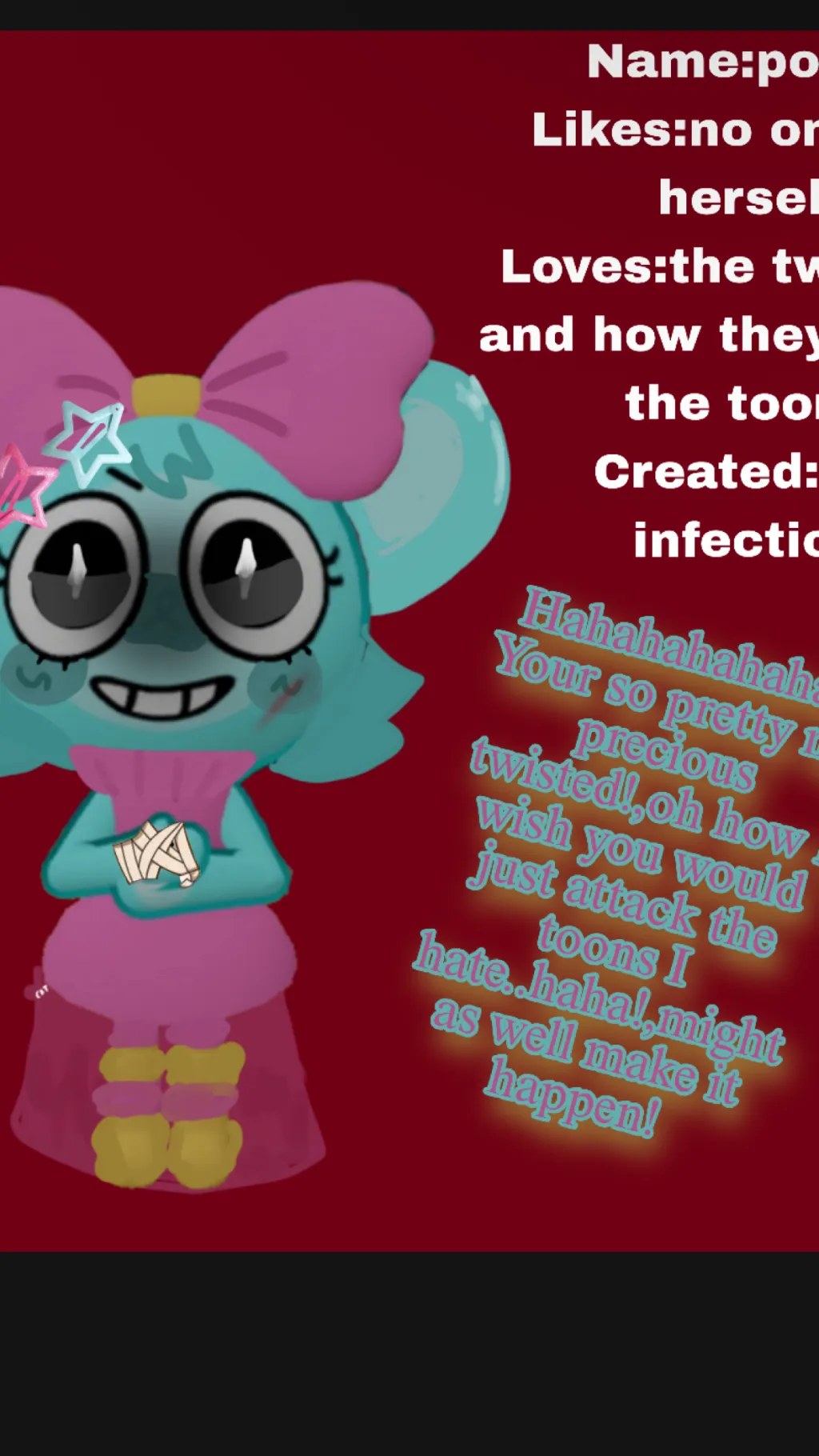 ai character: Poppy background