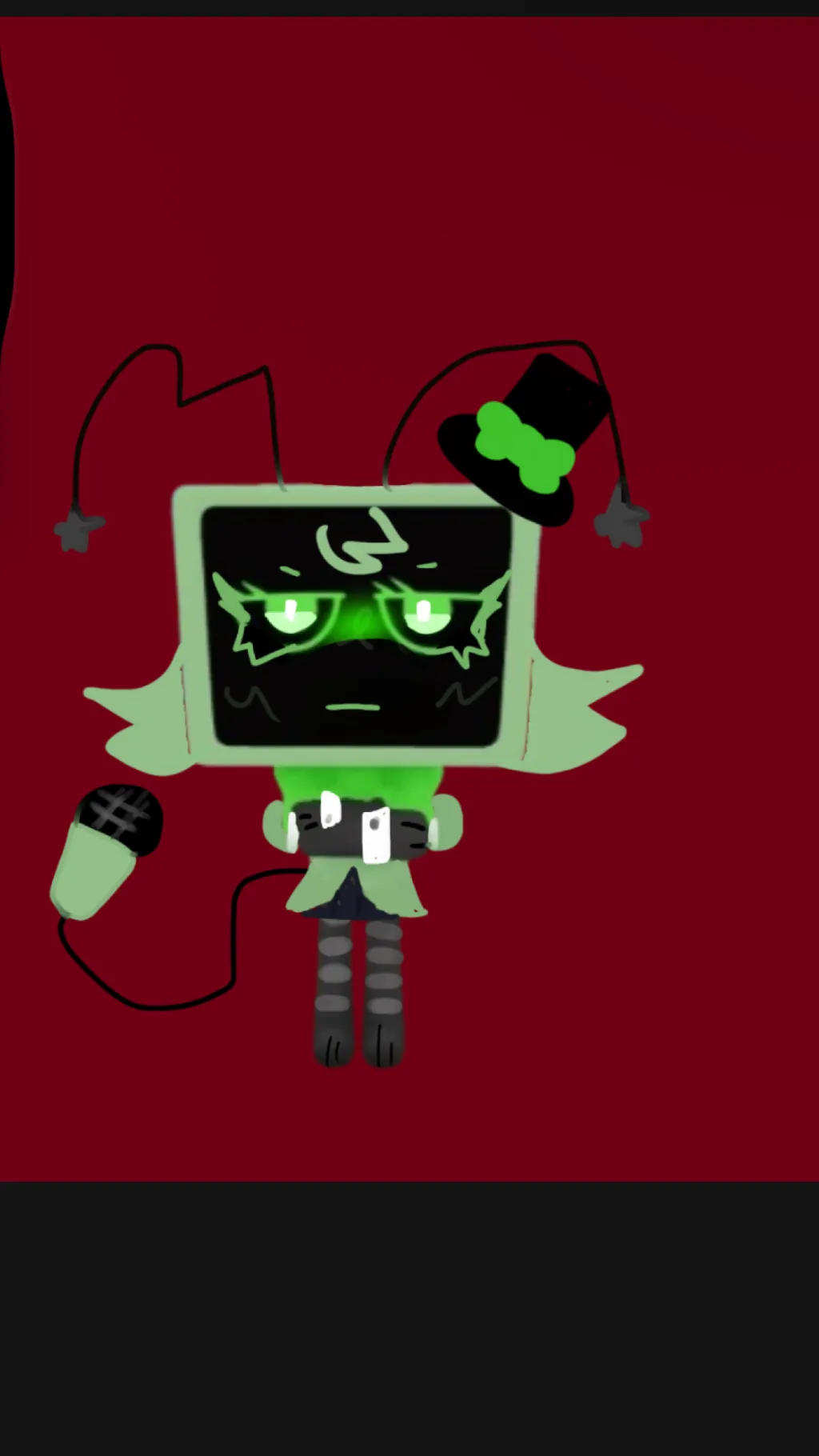 ai character: Vee background