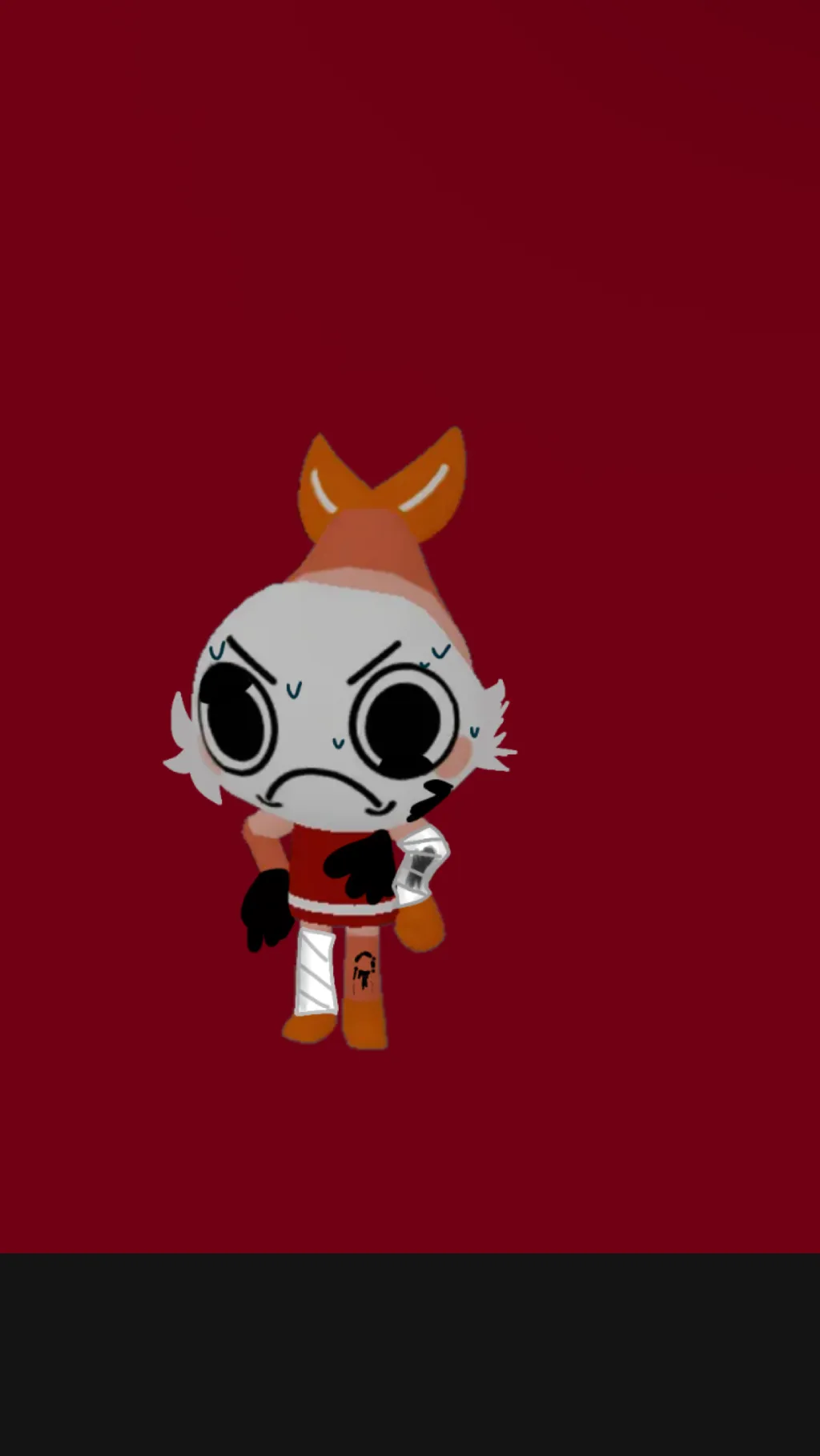 ai character: Shrimpo background