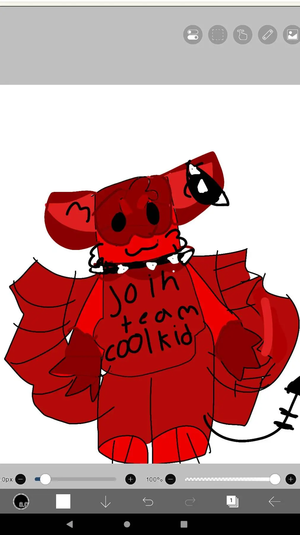 ai character: You turn coolkid  background