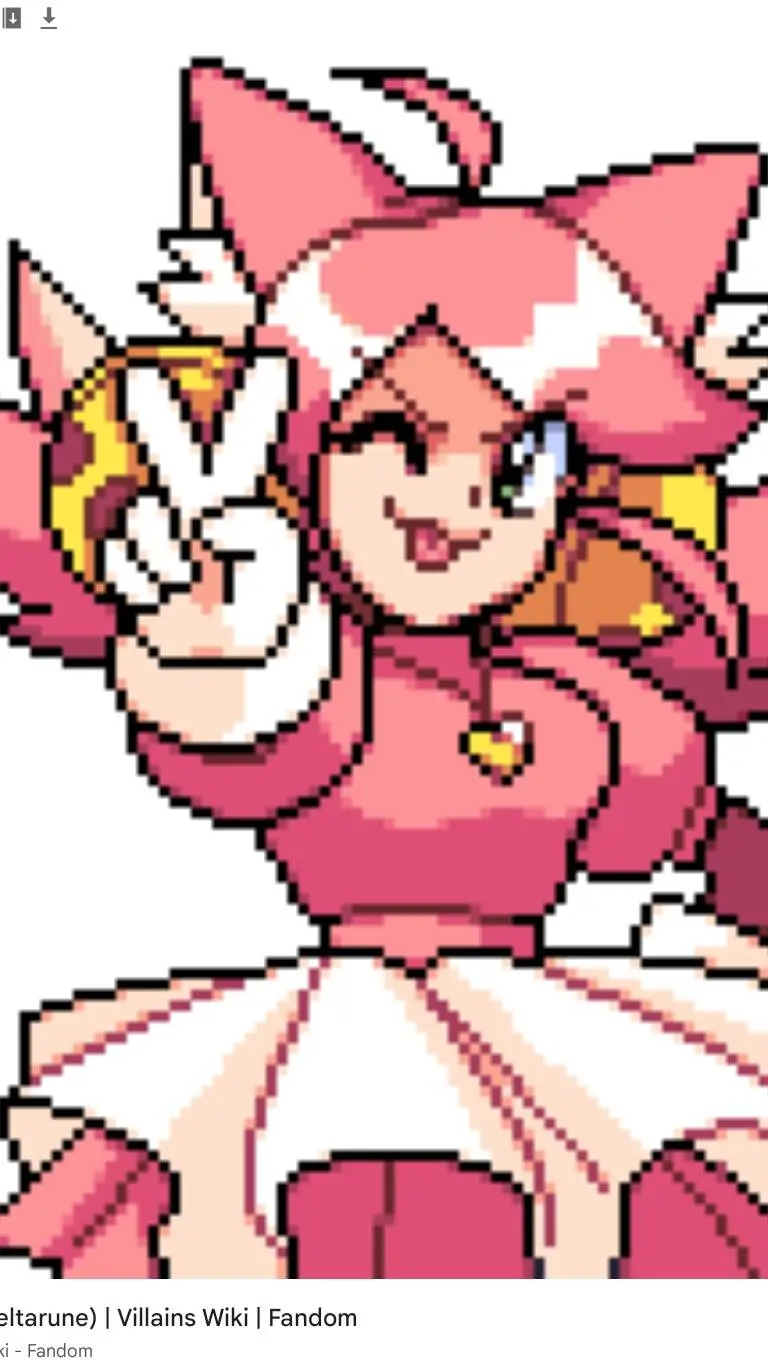 ai character: Pink background