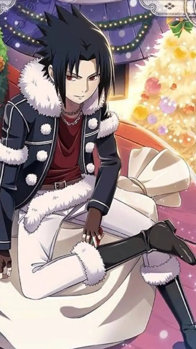 ai character: ❄️NARUTO XMAS❄️ background