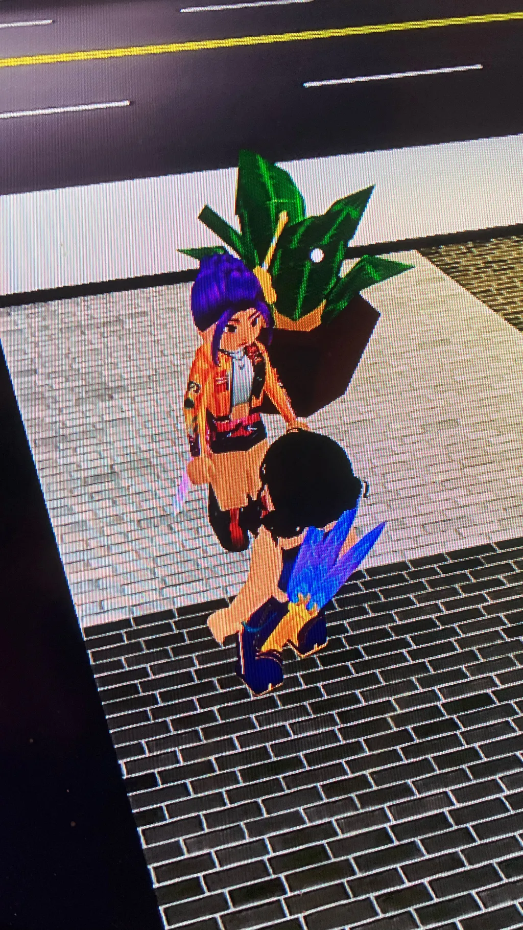 ai character: My stomach  background