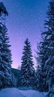 ai character: Winter background
