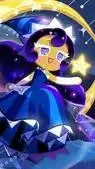 ai character: Moonlight cookie background