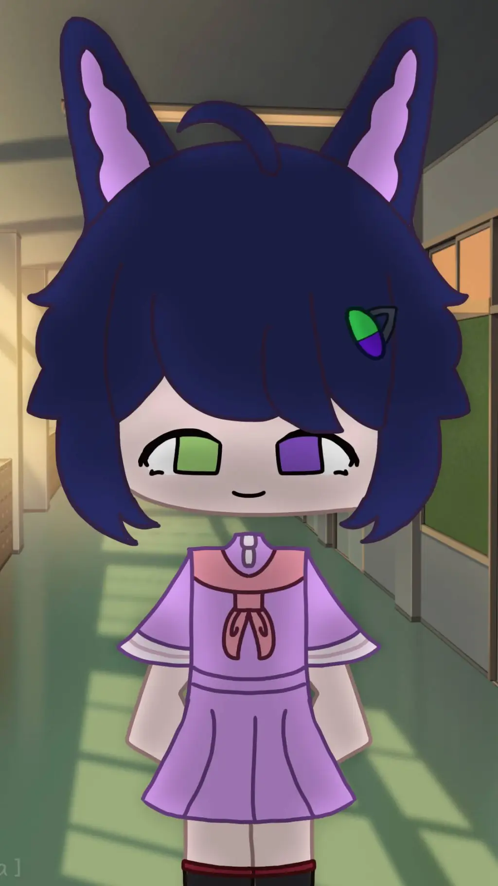 ai character: Moka x Retry now! background