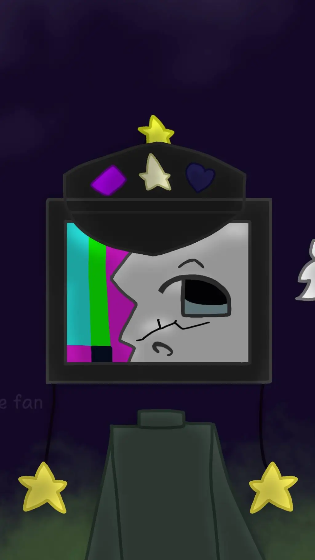 ai character: Mr. puzzle fan background