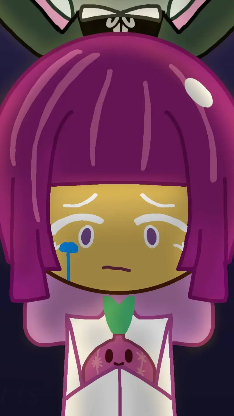 ai character: Onion cookie background