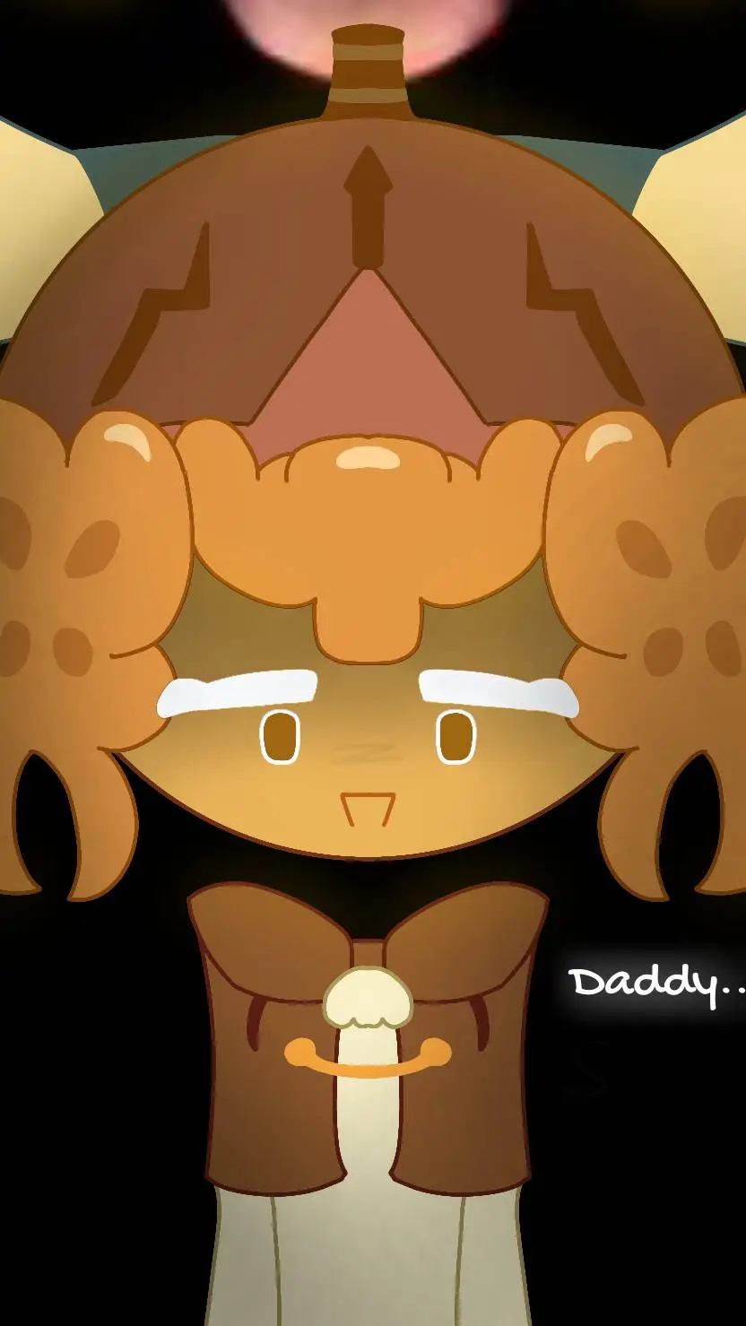 ai character: Walnut cookie background